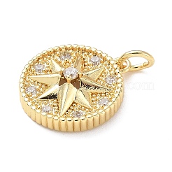 Латунные микро проложить кубического циркония подвески KK-D357-23G