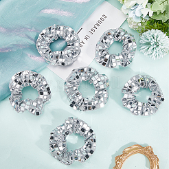 Эластичные аксессуары для волос из полиэстера AJEW-WH20072-03B