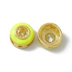 Стойки обшивки латунь кубического циркония бусы&nbsp;KK-C007-15G-03