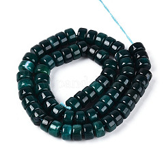 Окрашенные естественный агат бисер пряди&nbsp;G-T143-17K