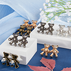 8 пара джинсовых пуговиц 4-х цветов из сплава FIND-GF0004-95