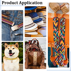 20 ярд двухцветной поликоттоновой ленты с узором «елочка»&nbsp;OCOR-PH0006-82