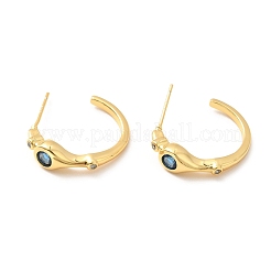 Серьги-гвоздики в форме буквы 