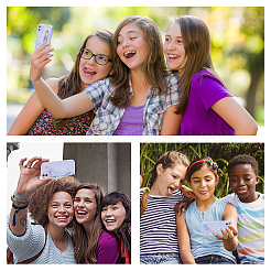 8 шт. 8 стиля акриловой цепочки для брелоков своими руками&nbsp;HJEW-PH0001-11