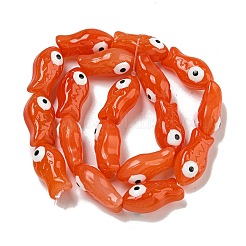 Прозрачные стеклянные бусины ручной работы GLAA-N0028-03F