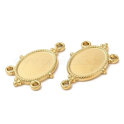 Ионное покрытие (IP) 304 нержавеющая сталь кабошон коннектор настройки STAS-L020-017G