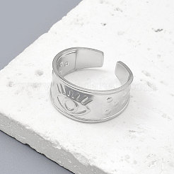 Кольца из нержавеющей стали 201&nbsp;RJEW-H223-01P-08