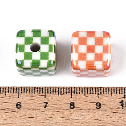 Непрозрачные акриловые бусины с УФ-покрытием X1-OACR-T028-71