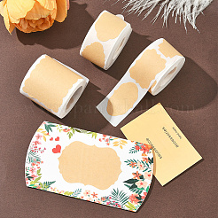 3 рулон 3 стилей этикетки из крафт-бумаги DIY-BBC0002-68