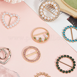 9 шт. 9-х стилевые пряжки из сплава&nbsp;AJEW-GF0011-32