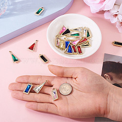 120 шт. подвески из цинкового сплава 12 цветов ALRI-TA0001-35