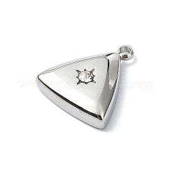 Подвески из нержавеющей стали 304 со стразами&nbsp;STAS-L022-447P