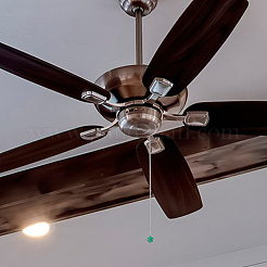 7 шт. 7-цветные акриловые подвески для потолочных вентиляторов с цепочкой-удлинителем&nbsp;HJEW-DC00015