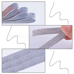 24 ярд плоского нейлонового эластичного шнура/ленты EC-GF0001-36B-01