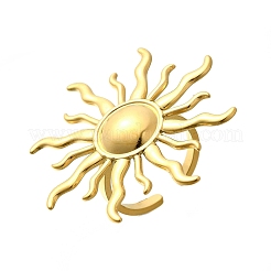 Кольцо-манжета из нержавеющей стали 304 для женщин&nbsp;LS-RJEW-B109-01G-04