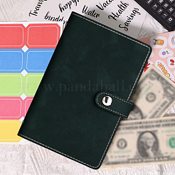 Прямоугольная обложка для блокнота с отрывными листами из искусственной кожи&nbsp;AJEW-WH20060-88C