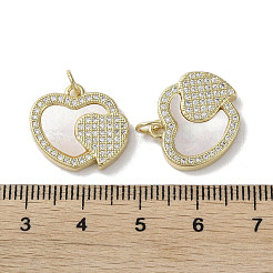 Латунные микро проложить кубического циркония подвески&nbsp;KK-G485-34H-G