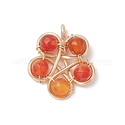 4 шт. подвески из натурального камня в 4 стилях&nbsp;PALLOY-TA00247