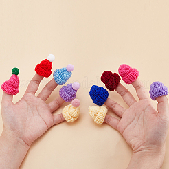 60 шт. 20 стиля мини-шапки из шерстяной пряжи&nbsp;AJEW-HY0001-82