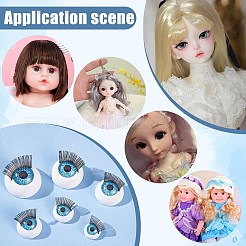 24 пара 6-х видов пластиковых кукольных повязок на глаза KY-PH0002-01A