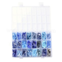 288 г 24-х цветных стеклянных бусин&nbsp;SEED-JQ0005-01E-2mm