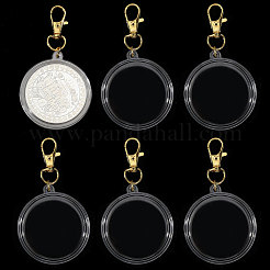6 шт. памятная монета акриловые подвески украшения AJEW-FG0008-01