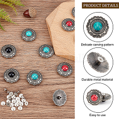 24 комплект декоративных заклепок из сплава 4 цветов FIND-GA0002-14