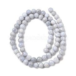 Натуральный голубой кружевной агат бисер нитей&nbsp;G-G346-A01-6mm