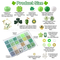 День святого патрика наборы для самостоятельного изготовления ювелирных изделий&nbsp;DIY-YW0016-14