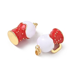 Латунь эмаль подвески&nbsp;KK-F924-09G-01