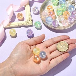 30шт радужные переливающиеся акриловые бусины&nbsp;TACR-CJ0001-52