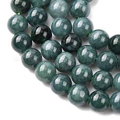 Нити бусин из натурального голубого нефрита&nbsp;G-H341-6mm-02