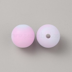 Светящиеся круглые бусины из пищевого силикона&nbsp;SIL-TAC0007-03L