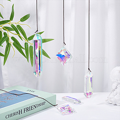 1 подвесной ловец солнца из стекла&nbsp;AJEW-ME0002-27