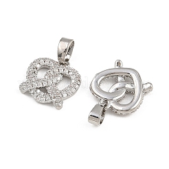 Латунные микро проложить кубического циркония подвески KK-A269-53P