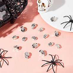 40 шт. 4 стиля хэллоуин тема тибетский стиль сплав бусины FIND-HY0003-85