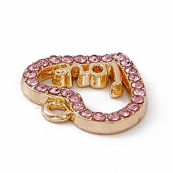 Подвески из сплава и страза PALLOY-P287-02LG-03