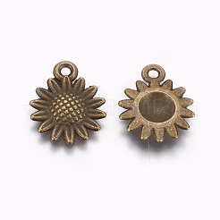 Сплавочные подвески тибетского стиля A-PALLOY-WH0066-12AB