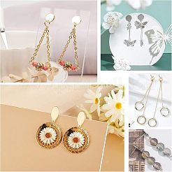 Фурнитура для сережек-гвоздиков из нержавеющей стали 304 STAS-UN0015-34