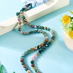 2 нити натуральных индийских агатовых бусин нити G-TA0002-54