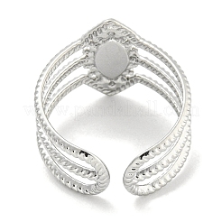 Кольца-манжеты из синтетической бирюзы из нержавеющей стали 304 G-Z056-03P-02