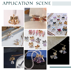 40шт 5 цвета гальванические прозрачные стеклянные бусины&nbsp;EGLA-CA0001-12