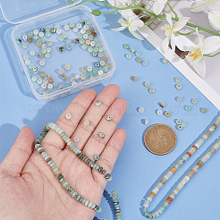 2 нити 2 стиля натуральные цветочные бусины из амазонита нити G-PH0002-31