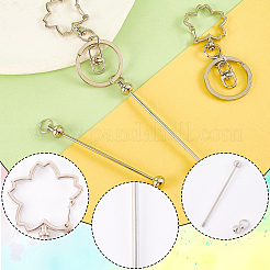 10 шт. застежки для брелка из сплава&nbsp;KEYC-SC0001-79C