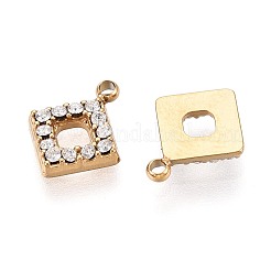 Подвески из нержавеющей стали 304 с микропаве из кубического циркония&nbsp;STAS-N115-47G