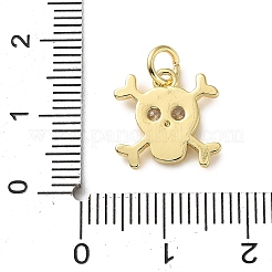 Латунные микро проложить кубического циркония подвески&nbsp;KK-I383-08G-03