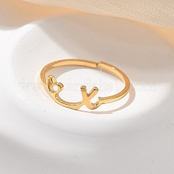 Кольца-манжеты из нержавеющей стали 304 для женщин RJEW-D285-01G-X