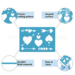 Акриловая серьга ручной работы шаблон DIY-WH0359-033