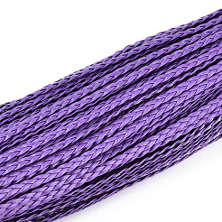 Плетеные имитация кожаные шнуры LC-S002-5mm-09