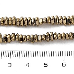 Гальванические нити из синтетических немагнитных гематитовых бусин G-I364-B01-01